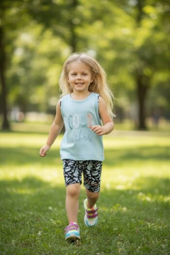 Σετ 3 τεμ. μπλούζα τοπάκι και κολάν - Image 3