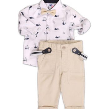 ΣΕΤ ΜΕ ΠΟΥΚΑΜΙΣΟ ΚΑΙ ΠΑΝΤΕΛΟΝΙ 100% COTTON ΚΩΔΙΚΟΣ: 34-8202 - Image 2