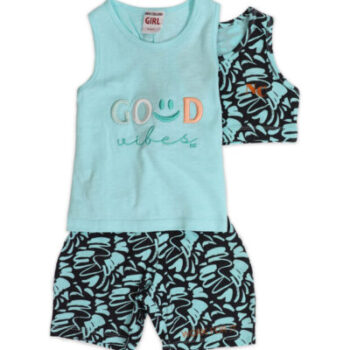 Σετ 3 τεμ. μπλούζα τοπάκι και κολάν - Image 2