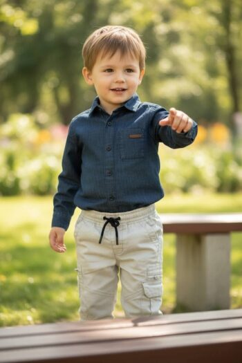 Παντελόνι cargo 97% COT-3%EL 210 - Image 3