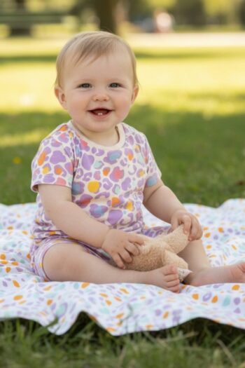 Σετ με σόρτς 100% COTTON 8858 - Image 3