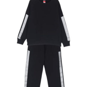 Σετ φούτερ με παντελόνι 2463122 μαύρο - Image 2