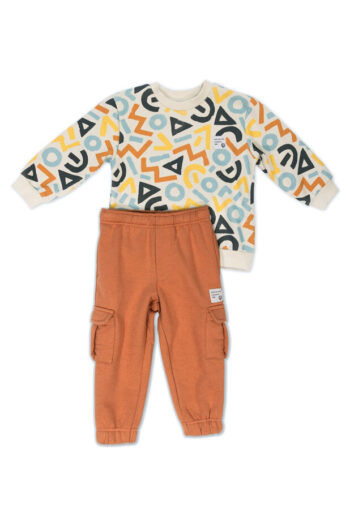 Φόρμα φούτερ 45-815 μπεζ-θαμπά - Image 4