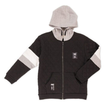 Ζακέτα φούτερ-καπιτονέ με κουκούλα 45-9030 - Image 2