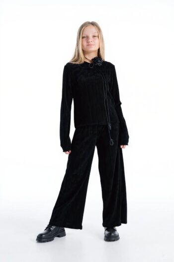 Σετ 2 χρώματα βελούδο ριπ γκρι και μαύρο - Image 1