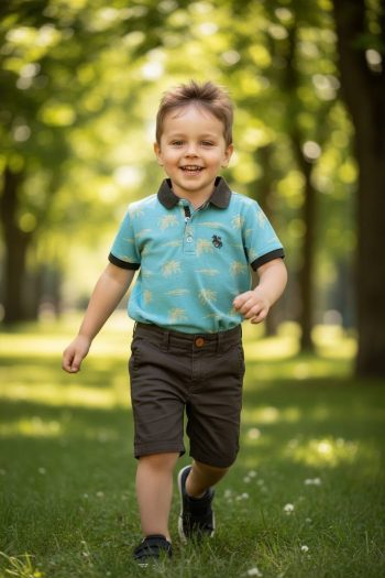 Σετ με πόλο και βερμούδα σταθερή 861 - Image 1