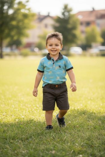 Σετ με πόλο και βερμούδα σταθερή 861 - Image 2