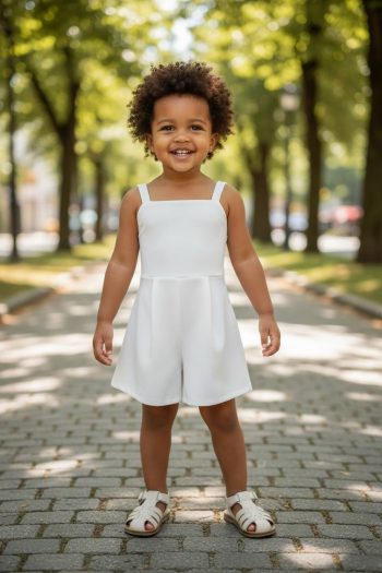 Ολόσωμο σορτς εκρού - Image 2