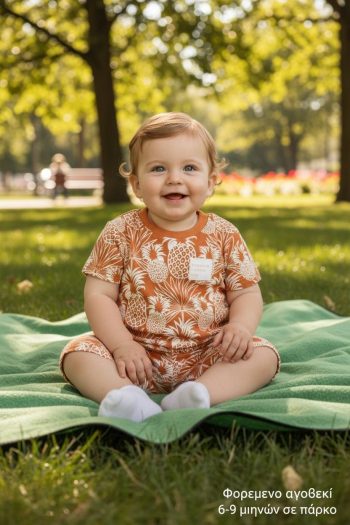 Σετ με βερμούδα 100% COTTON 8808 - Image 3