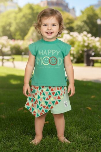 Σετ με σόρτς 100% COTTON 8861 - Image 1