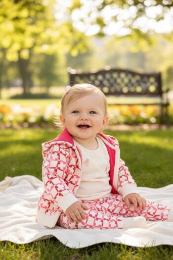 Τριπλέτα με ζακέτα 100%cotton 8250 - Image 1