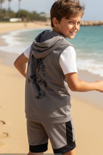 ΣΕΤ 3 τεμαχίων με γιλέκο 100%COTTON 8041 - Image 1