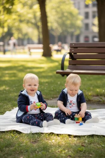 Σετ 3 τεμ. με ζακέτα 100%cotton 8821 - Image 5