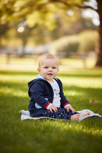 Σετ 3 τεμ. με ζακέτα 100%cotton 8821 - Image 3