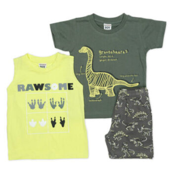 Σετ με 2 μπλούζες και βερμούδα 825 - Image 3