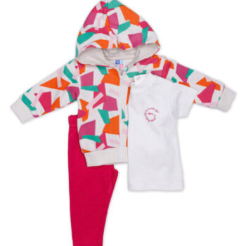 Τριπλέτα με ζακέτα 100%cotton 8256 - Image 2