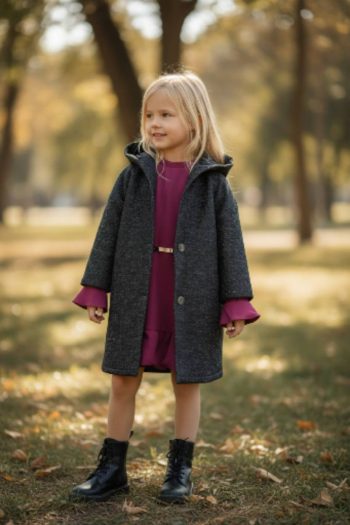 Πανωφόρι με κουκούλα - Image 1