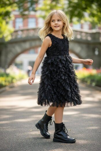 Μακρυ φόρεμα με τούλι - Image 1