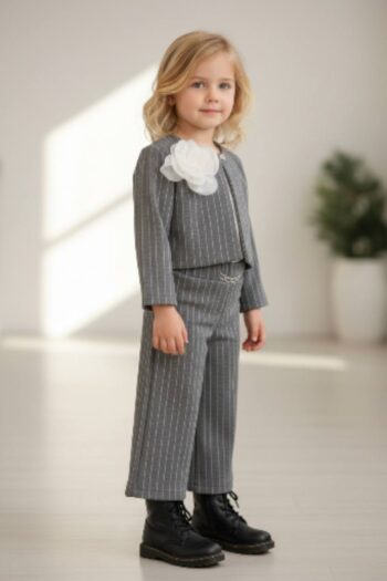 Σετ 3τεμ. σακάκι παντελόνι και μπλούζα - Image 2