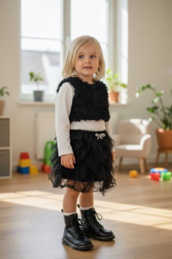 Σετ 3τεμ. φούστα τοπ και μπλουζάκι - Image 1