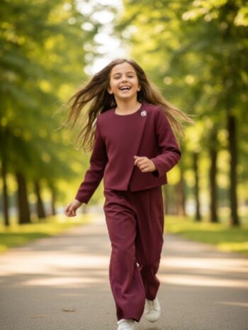 Κοστούμι σε μπορντό χρώμα - Image 4