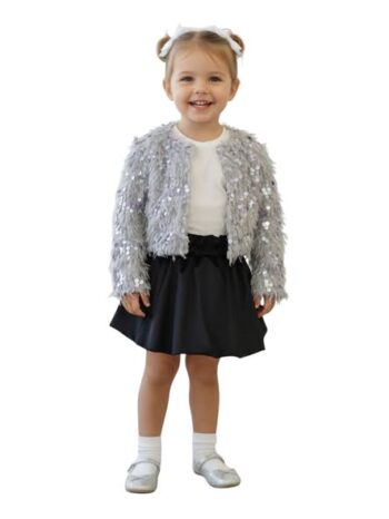 Σετ 3τεμ. Πανωφόρι φούστα και μπλούζα - Image 1