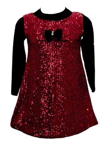 Σετ Φόρεμα μπορντό παγετα και μπλούζα - Image 3