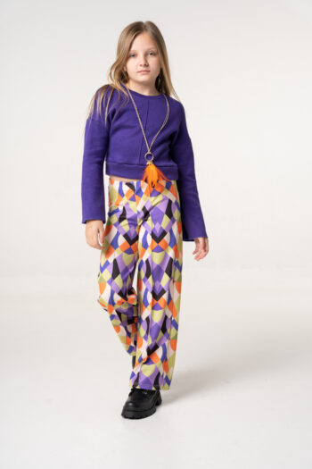 Σετ Παντελόνι εμπριμέ με εμπριμέ μπλούζα GNS401-400 - Image 7