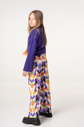 Σετ Παντελόνι εμπριμέ με εμπριμέ μπλούζα GNS401-400 - Image 5