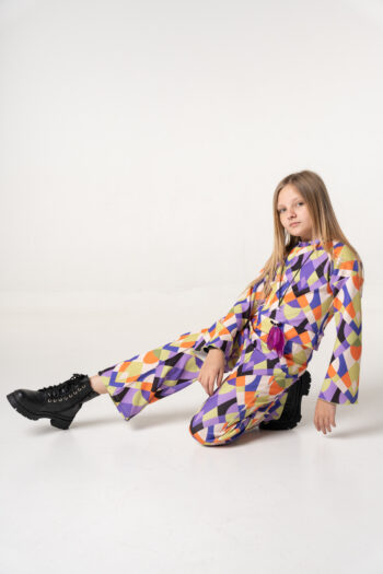 Σετ Παντελόνι εμπριμέ με εμπριμέ μπλούζα GNS401-400 - Image 2