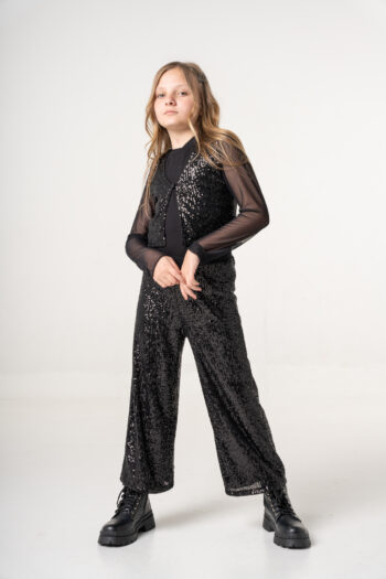 Σετ γιλέκο παντελόνι με παγιέτες - Image 4