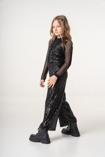 Σετ γιλέκο παντελόνι με παγιέτες - Image 3