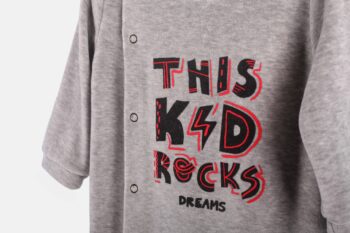 Βρεφικό Φορμάκι Βελουτέ Γκρι 2372202 - Image 2