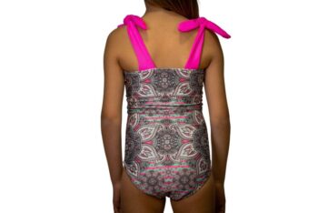 Ολόσωμο μαγιό με floral print - Image 5