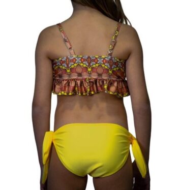 Μαγιό μπικίνι color yellow - Image 3