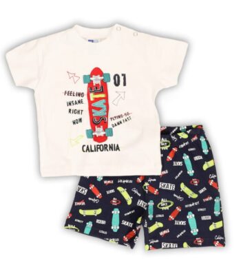 Σετ (Λευκό/μπλε navy) - Image 1