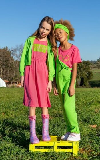 Σαλοπέτα καλοκαιρινή για κορίτσι με τσέπη - Image 1