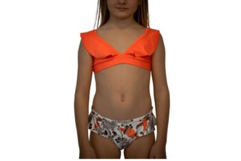 Μπικίνι πορτοκαλί all-over floral - Image 2