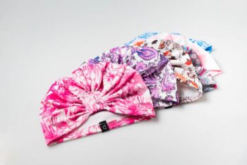 Τουρμπάνι πορτοκαλί floral - Image 2