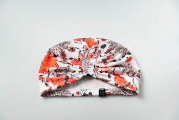 Τουρμπάνι πορτοκαλί floral - Image 1