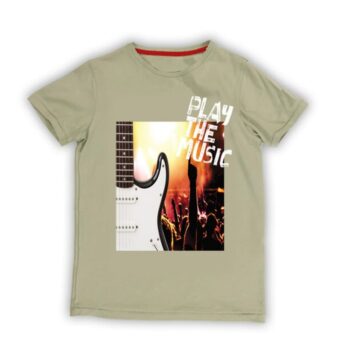 Μπλούζα 100%cotton χακι - Image 1