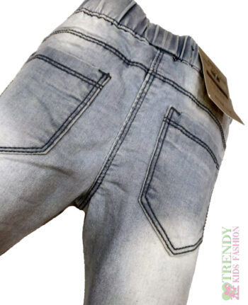 Τζιν παντελόνι "OMG" με σχέδια New College 28250 - Image 3