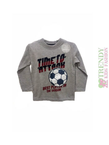 Μπλούζα μακρυμάνικη "TIME TO ATTACK" - Image 1