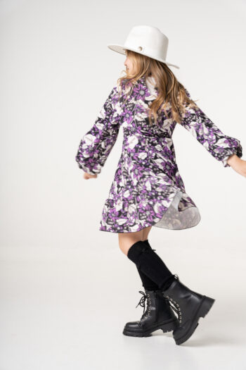 Παιδικό φόρεμα Ge.ni.us Μωβ χρώμα - Image 3