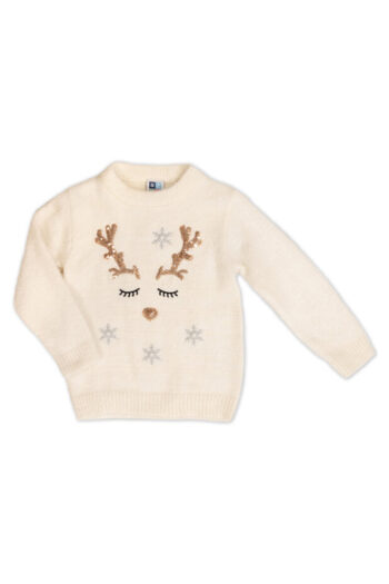 Πλεκτή μπλούζα χρυσά κέρατα 3354 - Image 1