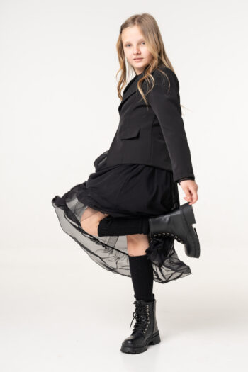 Σακάκι ασύμμετρο με άγραφα με στρας - Image 5