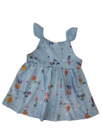 Φόρεμα Αμάνικο Γαλάζιο 13802 - Image 1