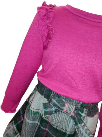 Σετ με φούστα και πλεκτο μπλουζάκι - Image 2