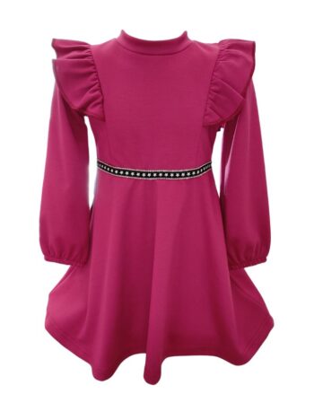 Φόρεμα φούξια χρώμα 4173 - Image 1