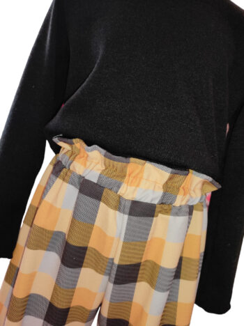 Σετ 3 τεμάχια παντελόνι,πλεκτη μπλούζα και τοπ - Image 3